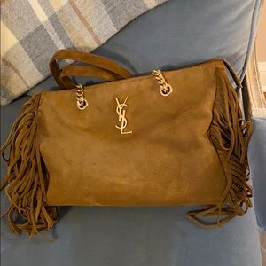 Yves saint laurent suede purse